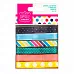 Набор атласных лент "Spots & stripes. Яркие оттенки" (DoCrafts)