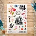 Набор наклеек А6 "Алиса в сказке. Безумное чаепитие" (ScrapMania)