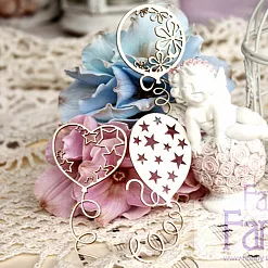 Набор украшений из чипборда "Шары 2" (Fantasy)