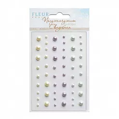 Набор полужемчужин "Свадебный", 54 шт (Fleur-design)