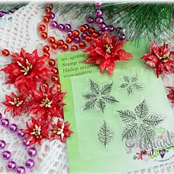 Нож и штамп "Королевская Пуансеттия", 4,2х4,4 см (AgiArt) Нож и штамп "Королевская Пуансеттия", 4,2х4,4 см (AgiArt)