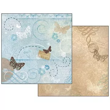 УЦЕНКА Бумага "Бабочки" (Stamperia)