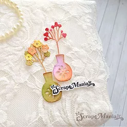 Нож "Цветочный комплимент. Ваза для сухоцветов", 2,1х3,4 см (ScrapMania) Нож "Цветочный комплимент. Ваза для сухоцветов", 2,1х3,4 см (ScrapMania)