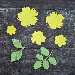 Набор вырубок "Роза желтая" (ScrapMania)