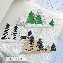 Нож "Зимний лес. Большой", 8,7х4,6 см (ScrapMania)