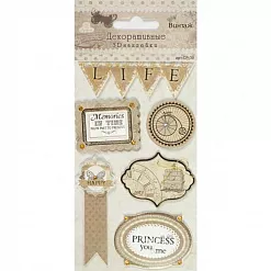 Наклейки объемные "Винтаж. Так и живём" (Рукоделие) Наклейки объемные "Винтаж. Так и живём" (Рукоделие)