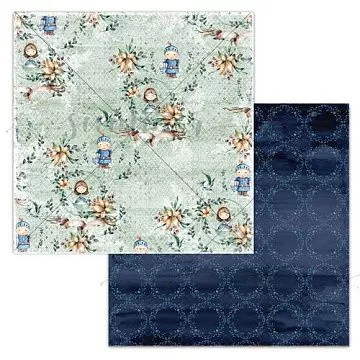 Бумага 30х30 см "Там, где живут драконы. В стране чудес" (Summer Studio)