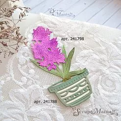 Нож "Первоцветы. Гиацинты раскрытые", 5,4х10 см (ScrapMania)
