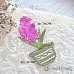 Нож "Первоцветы. Гиацинты раскрытые", 5,4х10 см (ScrapMania)