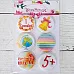 Набор фишек "Школа. 1 сентября" (ScrapMania)