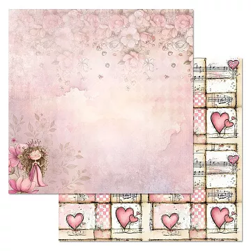 Бумага "Маленькая королева. Загадывай" (ScrapMania)