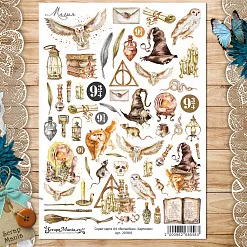 Скрап-карта А4 "Волшебник. Картинки" (ScrapMania)