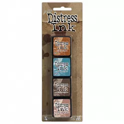 Набор штемпельных подушечек Distress mini kit 6 (Ranger)