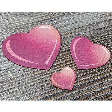 Набор украшений из цветного чипборда "Сердца" (Благолис)