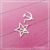 Чипборд "Звезда, серп и молот", 3,7х3,6 см (СкрапМагия)