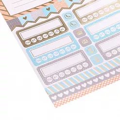 Наклейки 12х21 см с фольгированием "План" (АртУзор) Наклейки 12х21 см с фольгированием "План" (АртУзор)