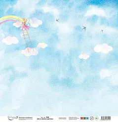 Бумага 30х30 см "Билет в детство 3" (Mr.Painter)