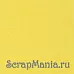 Кардсток Bazzill Basics 30,5х30,5 см однотонный с текстурой льна, цвет желтый