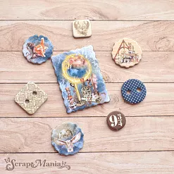 Набор цветного чипборда "Волшебник" (ScrapMania)
