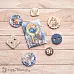 Набор цветного чипборда "Волшебник" (ScrapMania)