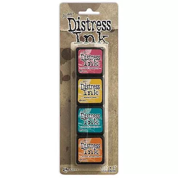 Набор штемпельных подушечек Distress mini kit 1 (Ranger)