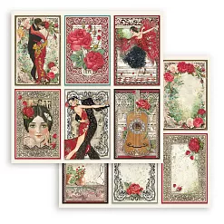 Набор бумаги 30х30 см "Desire", 10 листов (Stamperia)