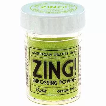 Пудра для эмбоссинга ZING "Cricket. Кузнечиковый" (American Crafts)