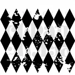 Штамп "Винтажный ромб 1/2" (Скрапклуб)