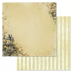 Бумага "Затерянная среди роз. Особняк" (ScrapMania)