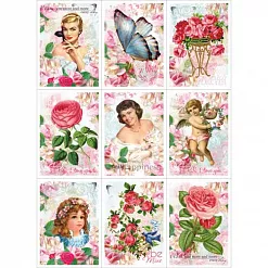 Скрап-карта А4 "I love you" (ScrapMania)