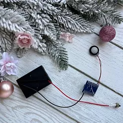 Музыкальный модуль с мелодией "Вальс цветов", сменная батарейка (ScrapIllumination)