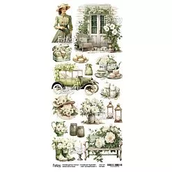 Бумага 13х28 см "Идиллия - 1. Лист для вырезания" (Fantasy) Бумага 13х28 см "Идиллия - 1. Лист для вырезания" (Fantasy)