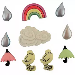 Набор пуговиц "Апрельский дождик" (Buttons Galore)