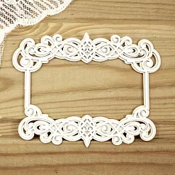 Украшение из чипборда 3D "Рамка 16" (Просто небо)