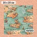 Калька 20х20 см "Маленький пират 15", плотность 110 гр/м2 (ScrapMania)