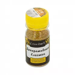 Наполнитель для шейкера "Блестки. Золотая голография", 20 гр (Love2art) Наполнитель для шейкера "Блестки. Золотая голография", 20 гр (Love2art)