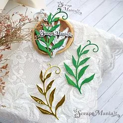 Нож "Веточка с завитком", 4,6х7,9 см (ScrapMania)