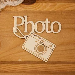 Чипборд "Photo с фотоаппаратом" (Просто небо)
