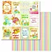 Набор бумаги 15х15 см "Школа", 8 листов (ScrapMania)