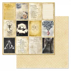 Набор бумаги 20х20 см "Волшебник", 12 листов (ScrapMania)