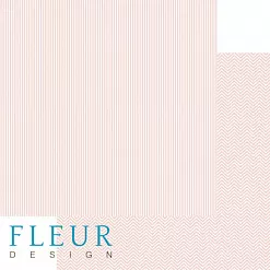Бумага "Чисто и просто, базовая. Лососевая" (Fleur-design)