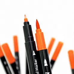 Маркер чернильный водорастворимый Memento, цвет тангело (Tsukineko)