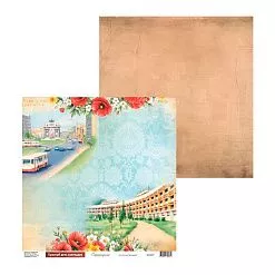 Бумага 30х30 см "Были времена. Лист 05" (Scrapodelie) Бумага 30х30 см "Были времена. Лист 05" (Scrapodelie)