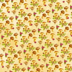 Бумага "По грибы, по ягоды. Картинки" (ScrapMania)