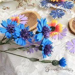 Нож "Цветы гайлардии 2", 4,2х4,2 см (ScrapMania)
