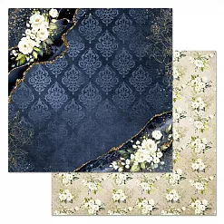 Бумага "Королевский сапфир. Золото ночного неба" (ScrapMania) Бумага "Королевский сапфир. Золото ночного неба" (ScrapMania)