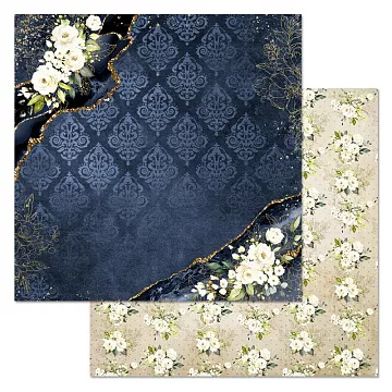 Бумага "Королевский сапфир. Золото ночного неба" (ScrapMania)