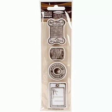 Резиновый штамп "Sewing", 3,3х4,8 см (Stamperia)