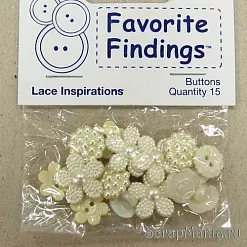 Набор пуговиц "Кружевные пуговицы" (FF)