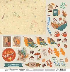 Бумага 30х30 см "Осень" (Mr.Painter)